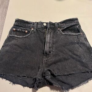 NEVER WORN - Abercrombie & Fitch, Curve Love high-rise jean shorts